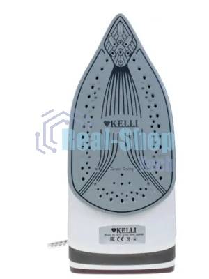 Утюг Kelli KL-1633 красный/черный/белый, 2600 Вт, 90 г/мин, 100 мл