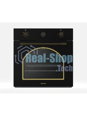 Духовой шкаф электрический NORDEN NRD 6000 BL RUSTIC черный