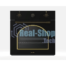 Духовой шкаф электрический NORDEN NRD 6000 BL RUSTIC черный Духовой шкаф электрический NORDEN NRD 6000 BL RUSTIC черный