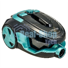 Пылесос DELTA LUX DE-3501 черный\бирюзовый