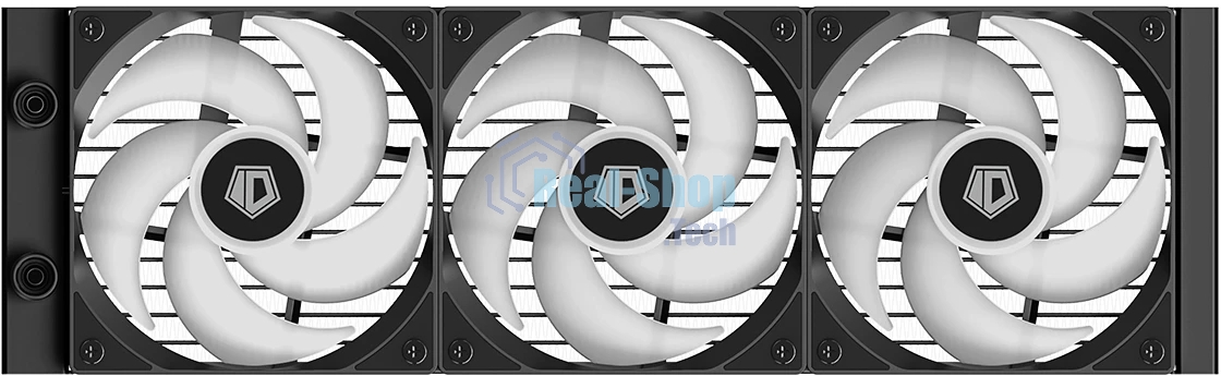 Система жидкостного охлаждения ID-Cooling FX360 LCD ARGb Soc-AM5/AM4/1200/1700/1851 черный 4-pin 27.2dB Al+Cu LCD 350W Ret