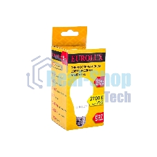 Лампа светодиодная EUROLUX LL-E-A60-15W-230-2,7K-E27