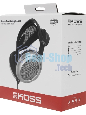 Проводные наушники Koss UR40 черный, полноразмерные, Jack 3.5 мм, складная конструкция