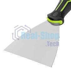 Шпательная лопатка из нержавеющей стали Сибртех 100 мм, двухкомпонентная рукоятка