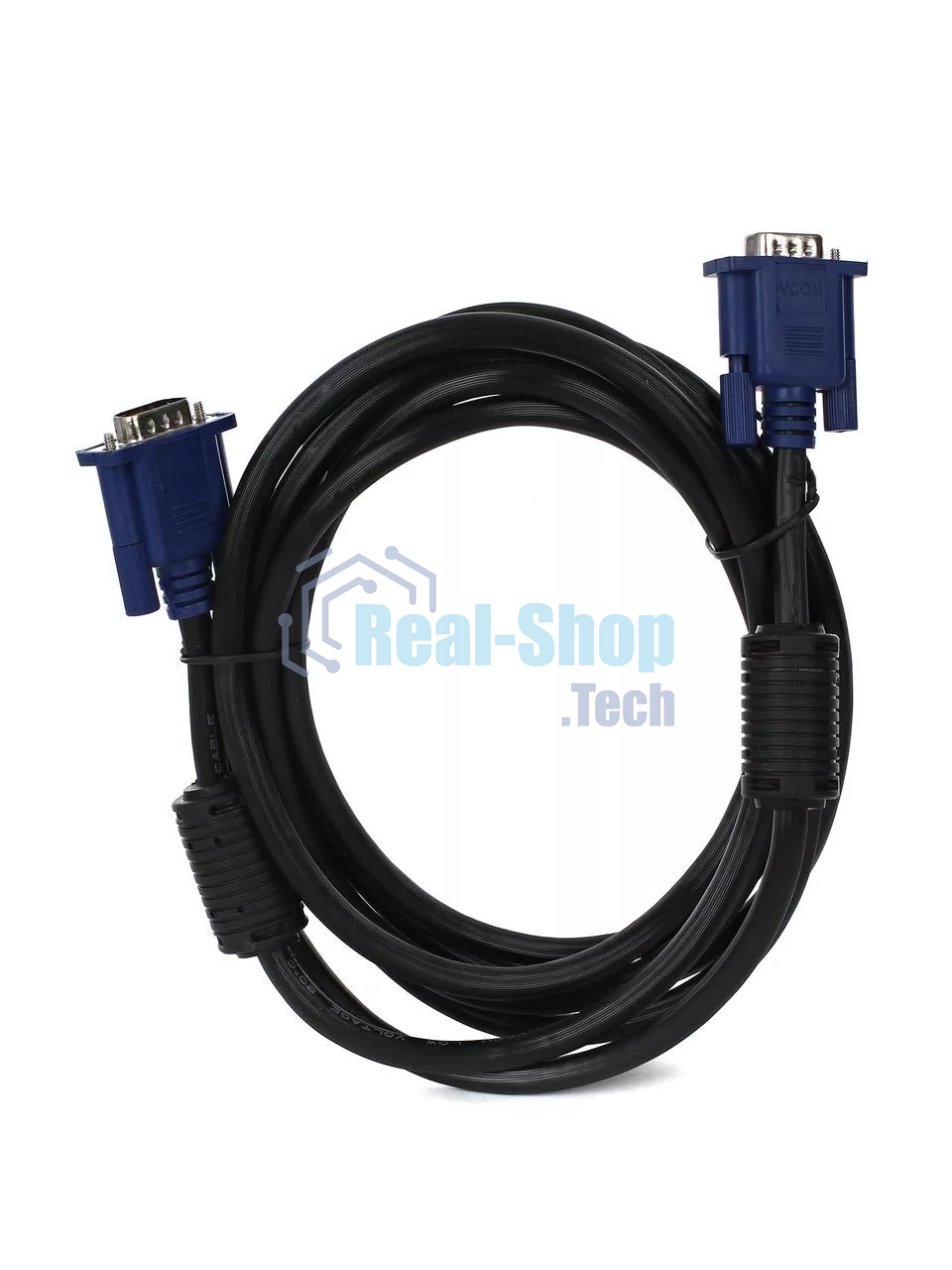 Кабель монитор-SVGA card (15M-15M) 3.0м 2 фильтра VCOM