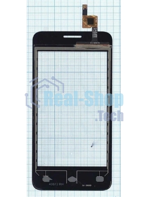 Сенсорное стекло (тачскрин) для Fly FS404 Stratus 3, черное