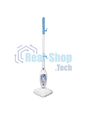 Паровая швабра Blackton Bt SM1114 White-blue, Мощность 1300 Вт, 2 в 1. Вертикальная и компактная, Резервуар для воды 300 мл, Время неприрывной работы до 20 минут, Быстрая и эффективная очистка всех типов полового покрытия: паркет, линолеум, плитка, Уничтожение до 99,9% бактерий и микробов, Поворотная щетка, 12 насадок в комплекте, Вертикальная парковка, Быстрый нагрева 20 секунд