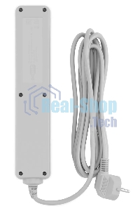 Сетевой фильтр PC Pet AP01006-3-GR 3 м, 5 розеток, серый