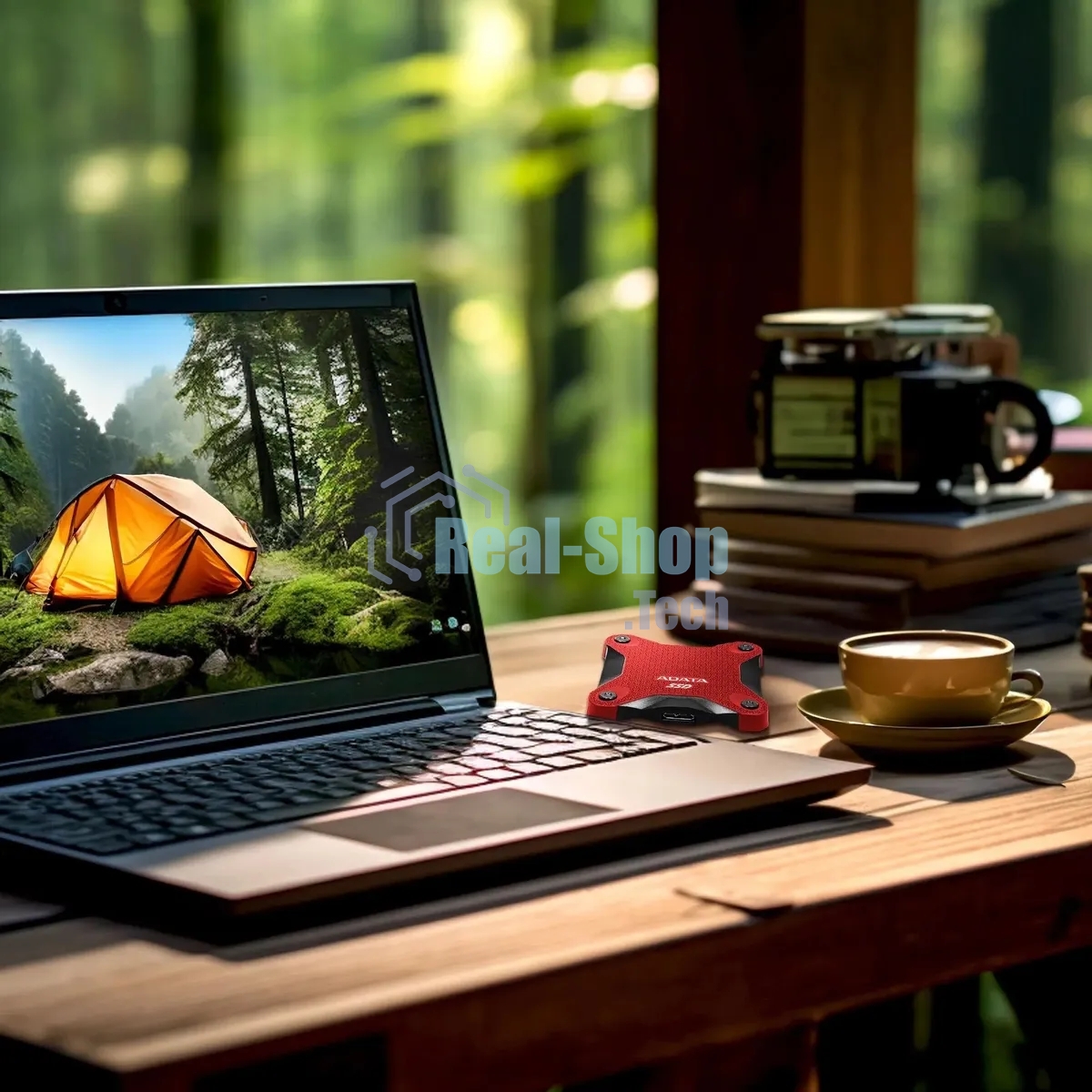 Внешний SSD ADATA SD620, 2TB, USB 3.2 Gen 2 Type-A, R/W 550/480, красный