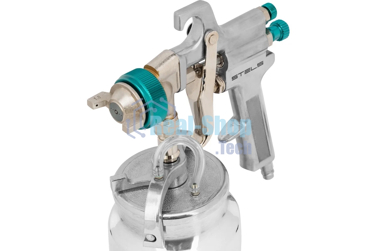 Краскораспылитель STELS -AS 702 НP профессиональный, всасывающего типа, сопло 1,8 мм и 2,0 мм Stels 57364