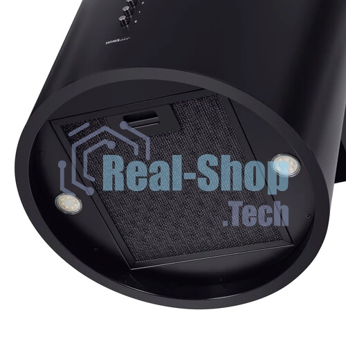 Вытяжка островная HOMSair FLY 1000SD 39 черный, 38 см, 1000 куб. м/ч, 52 дБ