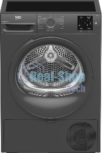 Сушильная машина Beko BM3T37220A черный, 7 кг, сушка - тепловой насос, программ - 15, 59.8 x 84.6 x 54.5 см