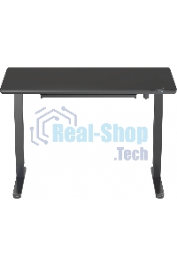 Стол игровой Cactus CS-EGD-BBK столешница стекло черный, каркас черный