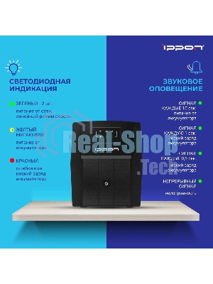 Источник бесперебойного питания Ippon Back Basic 1500 Euro 900Вт 1500ВА черный