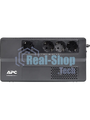 Источник бесперебойного питания APC Back-UPS BV650I-GR / 650ВА / 375Вт / 4 х CEE 7 (евророзетка)