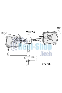 Кронштейн для мониторов Cactus CS-VM-D08-BK черный 13