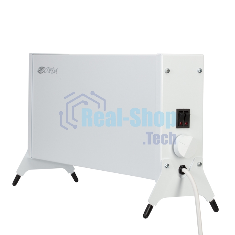 Конвектор СОКОЛ Такса 60-0121, белый, 1000 Вт, 15 м2, механический термостат