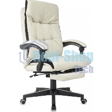 Кресло руководителя Бюрократ CH-824MSG-BF слоновая кость, эко.кожа/ткань, пластик