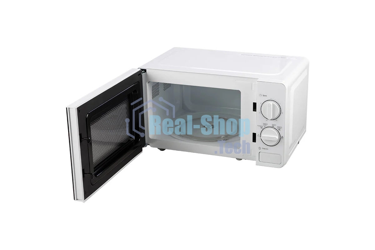 Микроволновая печь ENERGY EMW-20703 белый, 20 л, 700 Вт, переключатели - поворотный механизм