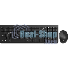 Комплект клавиатура + мышь Оклик S269W клав:черный мышь:черный USB беспроводная slim Multimedia (2070303)
