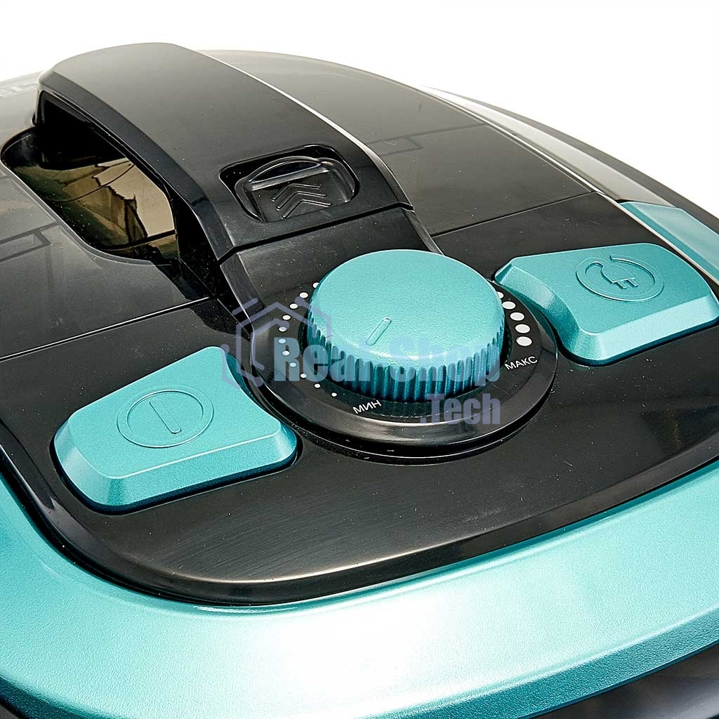 Пылесос DELTA LUX DE-3501 черный\бирюзовый