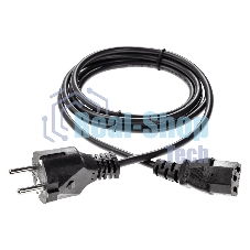 Кабель компьютер - розетка 1,5 м 220V (Европейский стандарт) VCOM/TELECOM