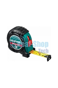 Рулетка KRAFTOOL X-Drive 3м/19мм с ударостойким обрезиненным корпусом