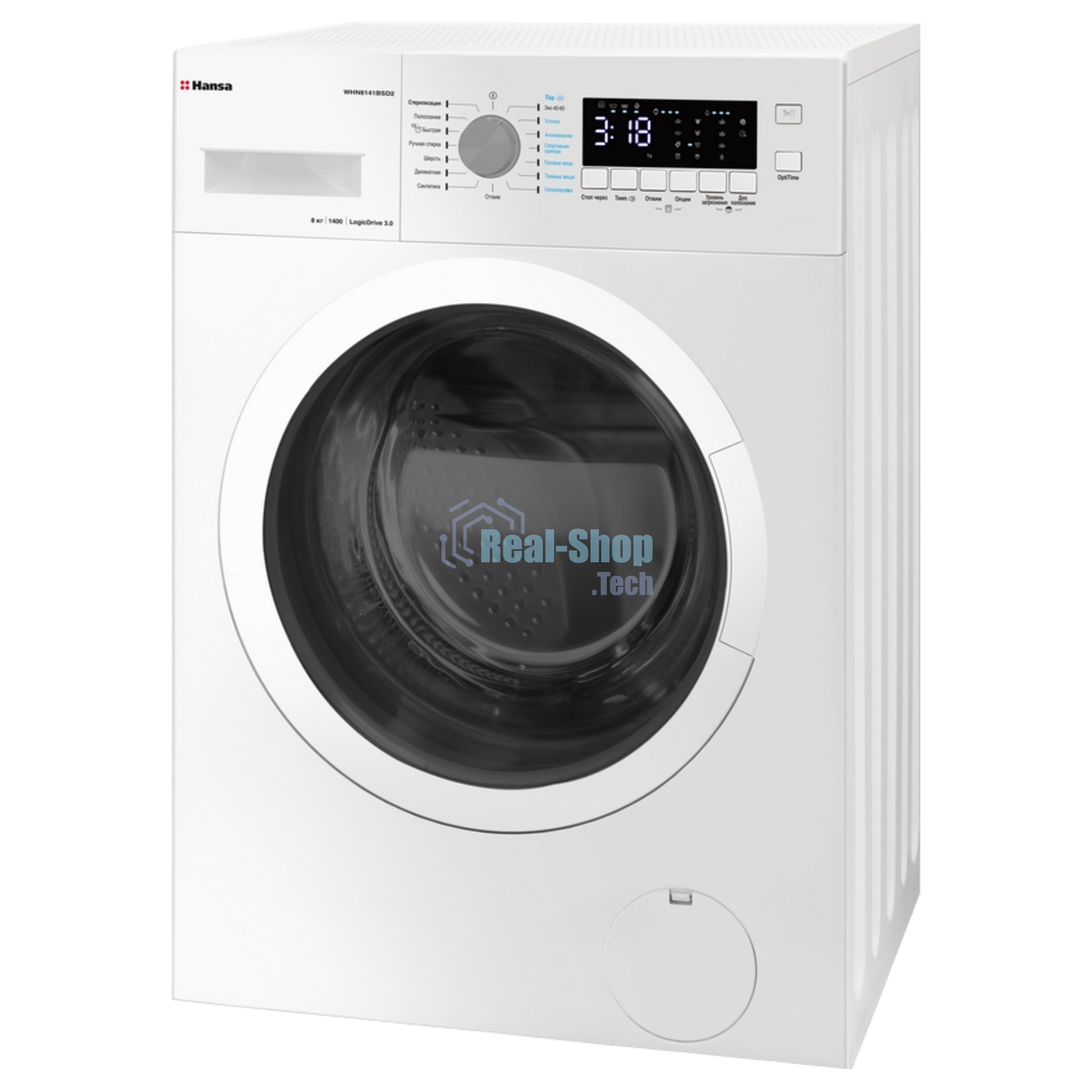 Стиральная машина Hansa WHN8141BSD2 белый загр. фронтальная макс.: 8 кг 1400 об/мин класс: А+++