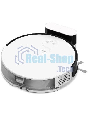 Робот-пылесос TP-Link Tapo RV10 белый/черный, 2600 мАч Li-Ion, уборка влажная/сухая, пылесборник контейнер 0.4 л