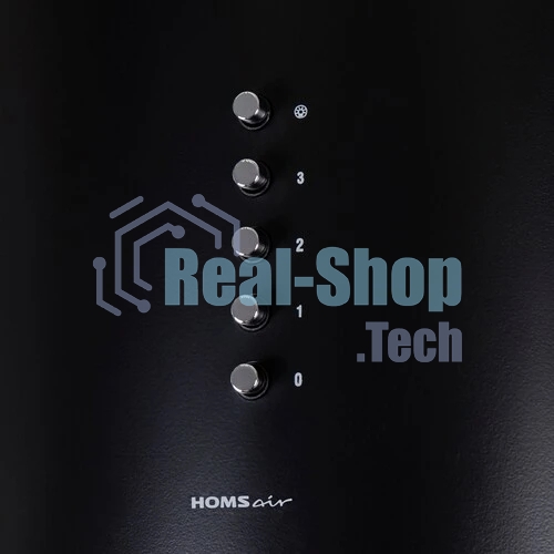 Вытяжка островная HOMSair FLY 1000SD 39 черный, 38 см, 1000 куб. м/ч, 52 дБ