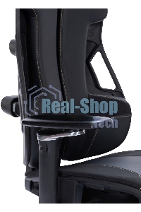 Кресло компьютерное Cactus CS-CHR-DUO-BBK черный, кожзам