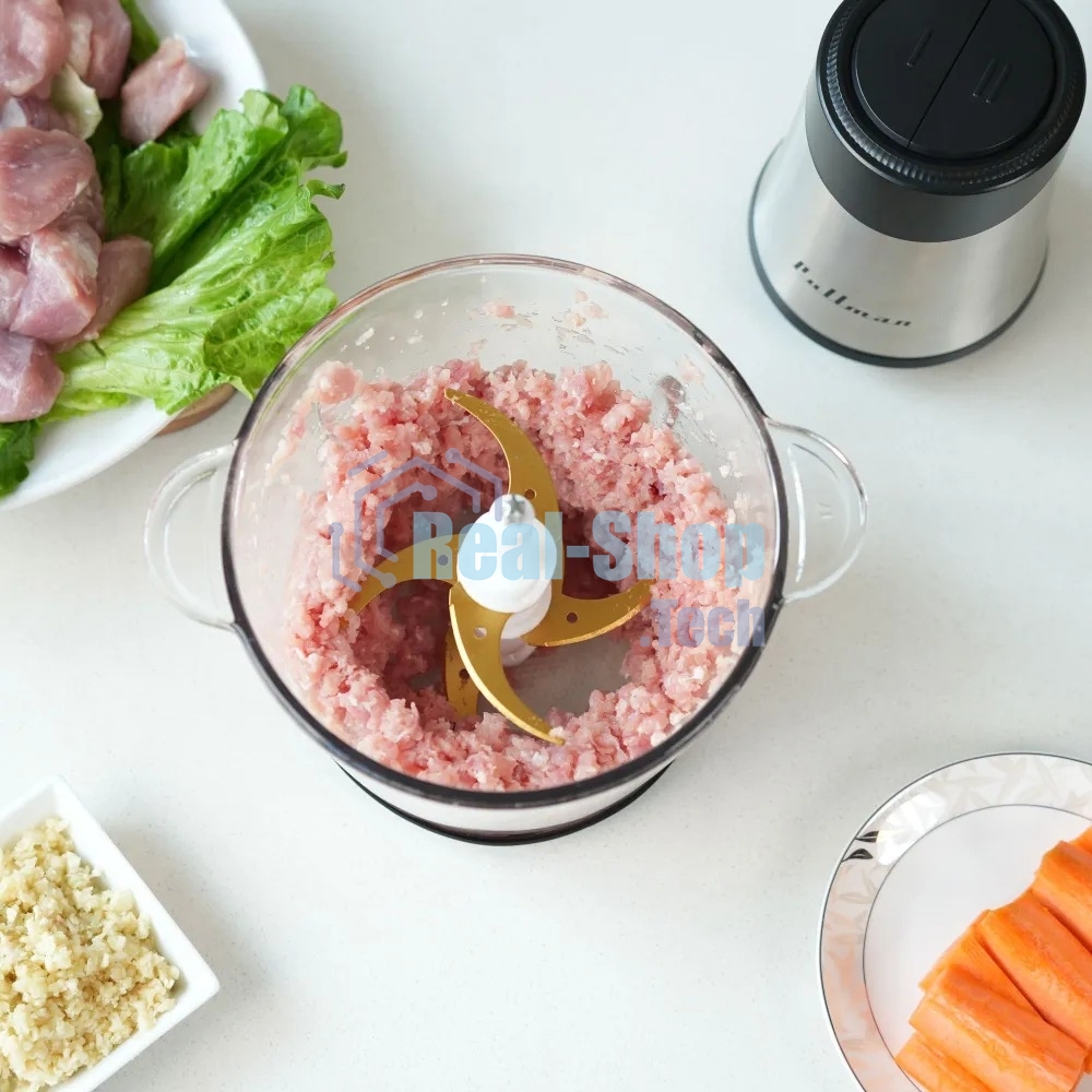 Измельчитель электрический Pullman PL-320, 1000Вт, 6 лезвий, стеклянная чаша 3 л