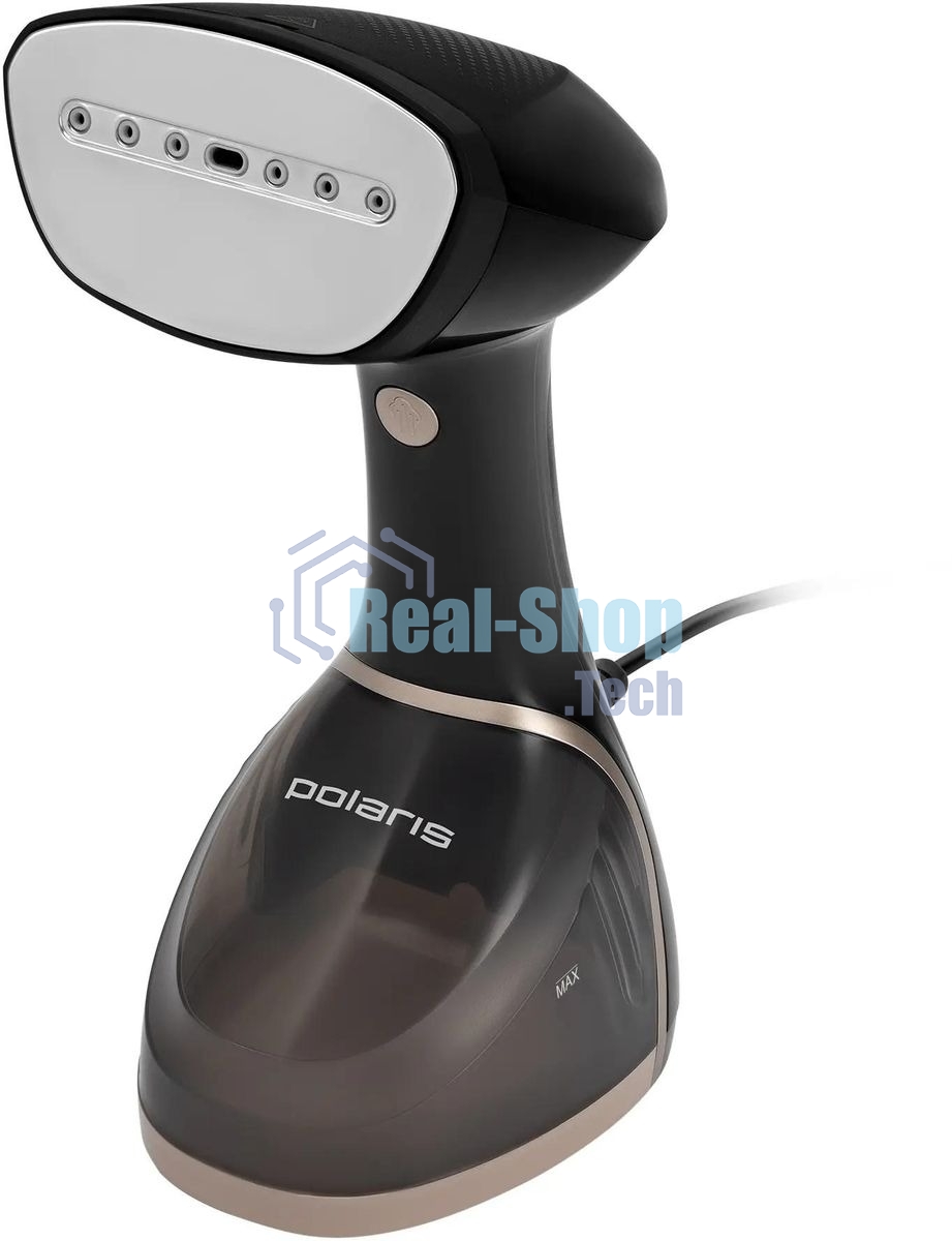 Отпариватель Polaris PGS 2220CA черный/золотистый, 2200 Вт, 42 г/мин, 260 мл