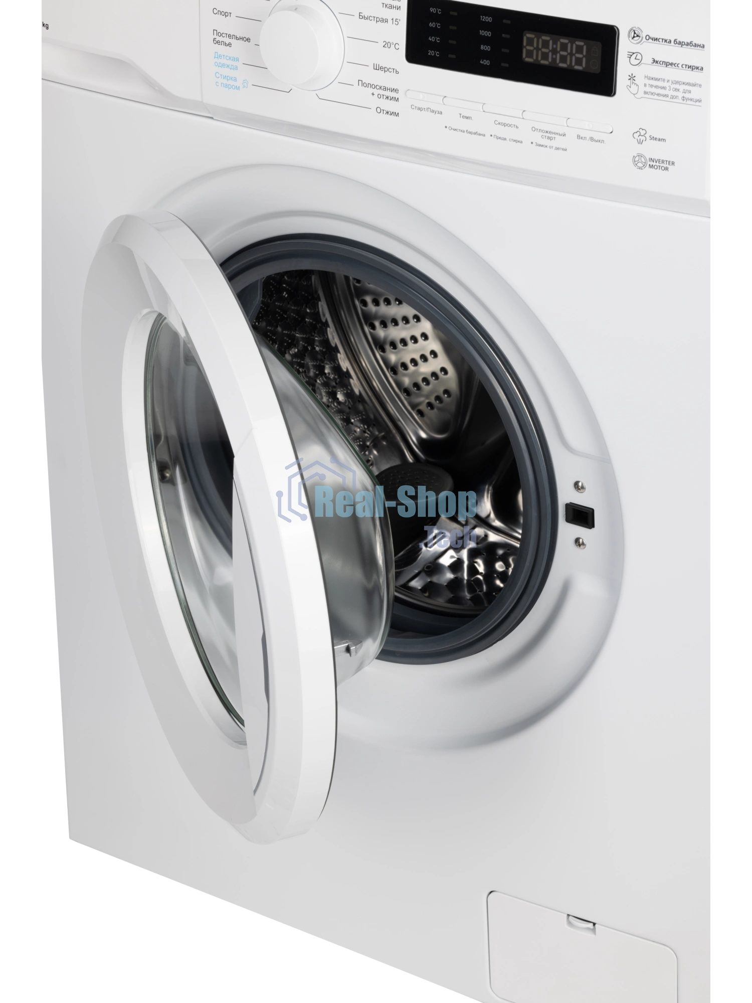 Стиральная машина Nord i-WS2 712 W белый, загрузка фронтальная 7 кг, 1200 об/мин, класс: А+++