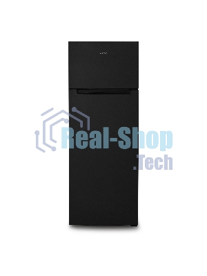 Холодильник Бирюса Б-B6135 черная сталь двухкамерный 240/60л морозилка сверху, автоматическое оттаивание