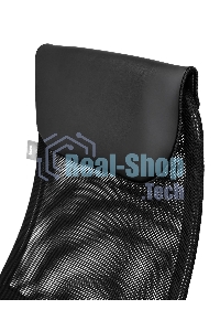 Кресло руководителя Бюрократ CH-607 TW-01 черный, сетка/ткань с подголов. крестовина пластик