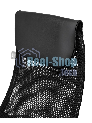 Кресло Бюрократ CH-607 TW-01 черный, сетка, подголовник