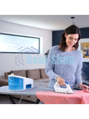 Парогенератор Braun IS3157BL синий/белый, 2400 Вт