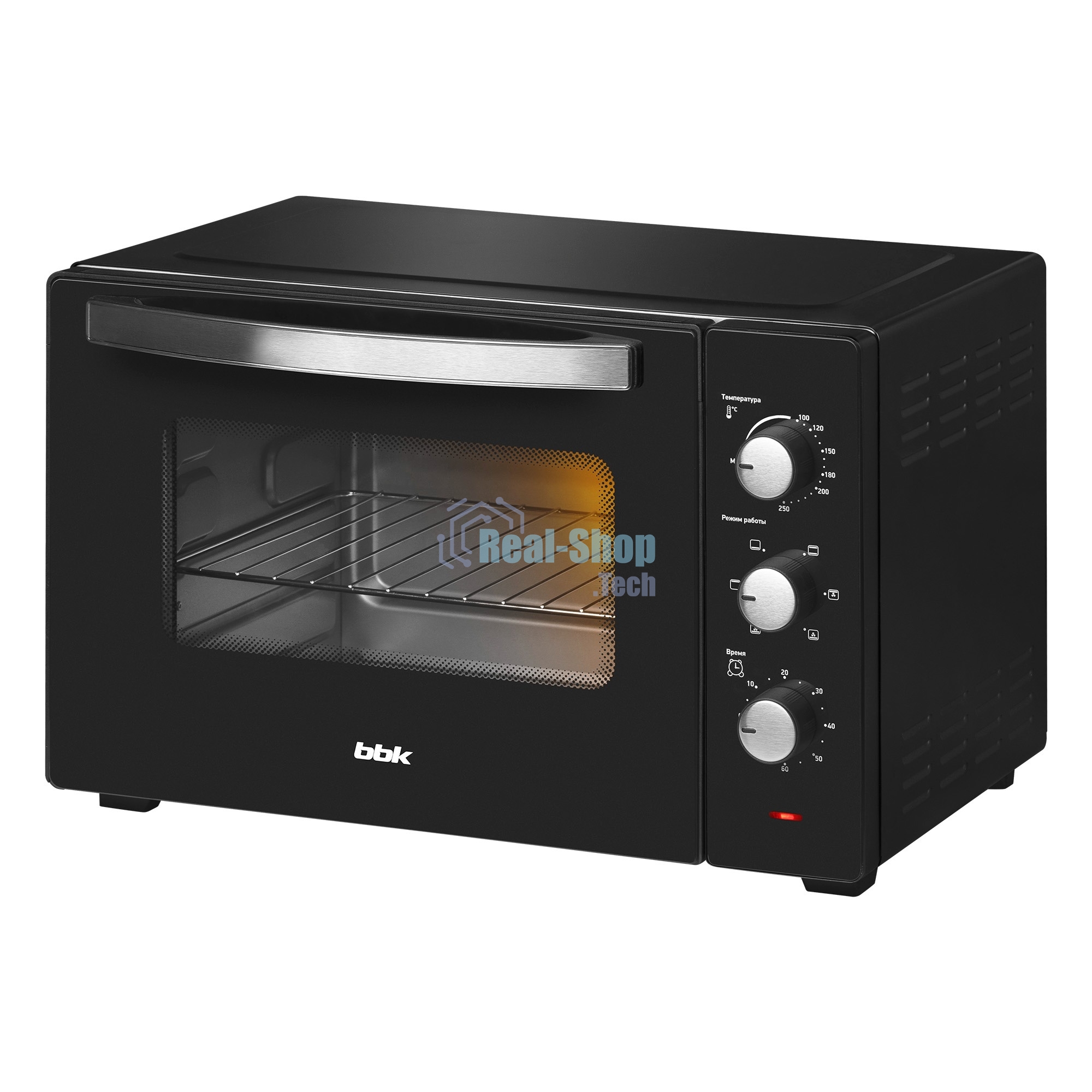 Мини-печь BBK OE4037M черный