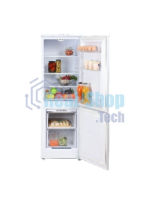 Холодильник Бирюса 418 белый двухкамерный 125/55л морозилка снизу