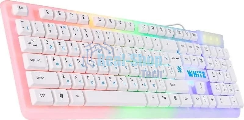 Клавиатура проводная Defender GK-172, USB, белый