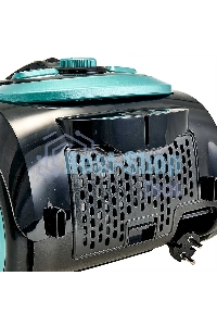 Пылесос DELTA LUX DE-3501 черный\бирюзовый