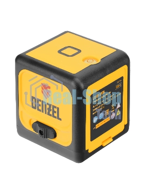 Лазерный уровень Denzel DQB-T, 30 м, зеленый луч, батарейки, штатив