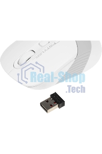 Мышь беспроводная A4Tech Fstyler FG10S белый/серый, 2000 dpi, радиоканал, USB, кнопки - 4