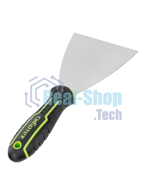 Шпательная лопатка из нержавеющей стали Сибртех 100 мм, двухкомпонентная рукоятка