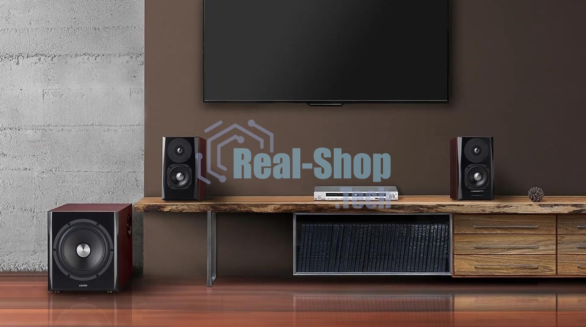 Акустическая система Edifier S350DB Brown 2.1,150W RMS, дерево, Bluetooth aptX