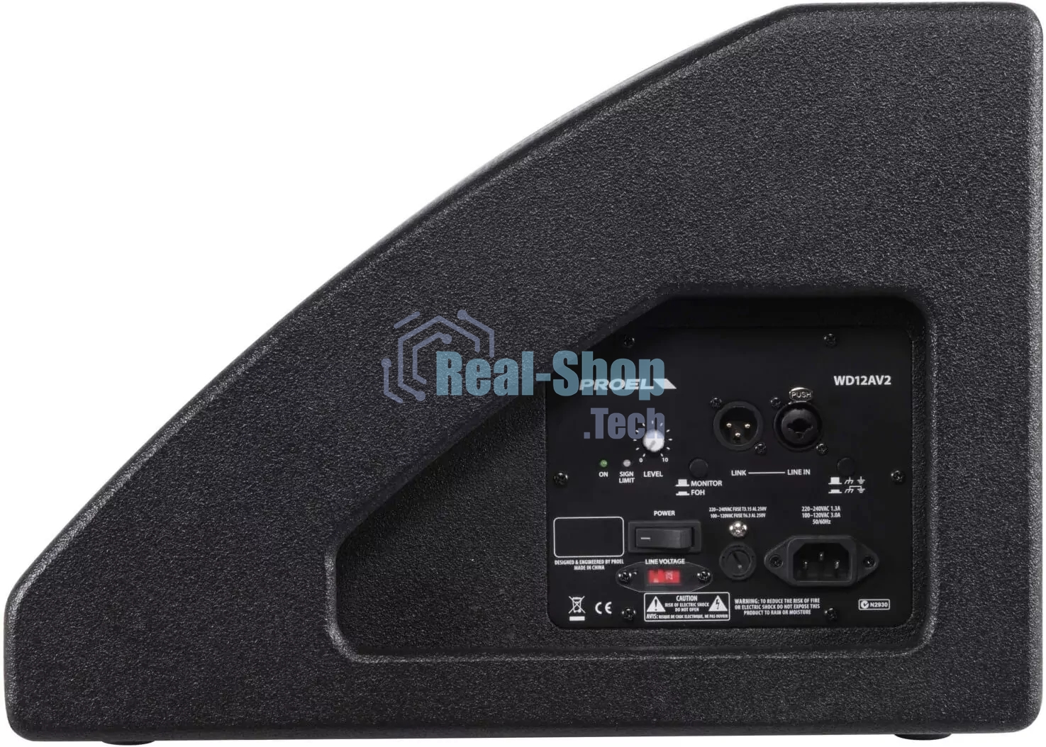 Активный сценический монитор PROEL WD12AV2 2-х полосный, НЧ динамик 12