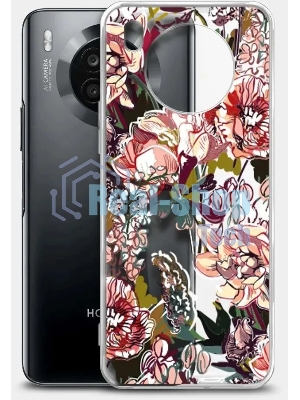 Чехол (клип-кейс) BoraSCO ArtWorks для Honor 50 Lite прозрачный/рисунок