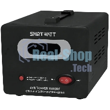 Напольный стабилизатор напряжения SMARTWATT AVR TOWER 1500RF (140W - 260W, 1500VA, 1.5 кВт, 50-60 Гц, розеток - 2, LED-д