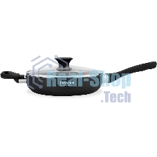 Сотейник Rondell Infinity RDA-574, 24 см, с крышкой, черный